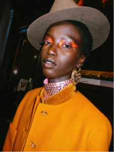 Colorful shiny make-up for Spring 2020
