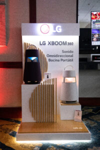 LG Boom 360 on display in Puerto Rico