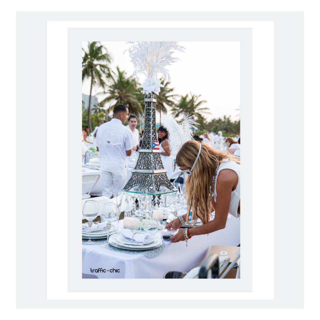 Todo un éxito Le Dîner en Blanc Puerto Rico TRAFFIC CHIC