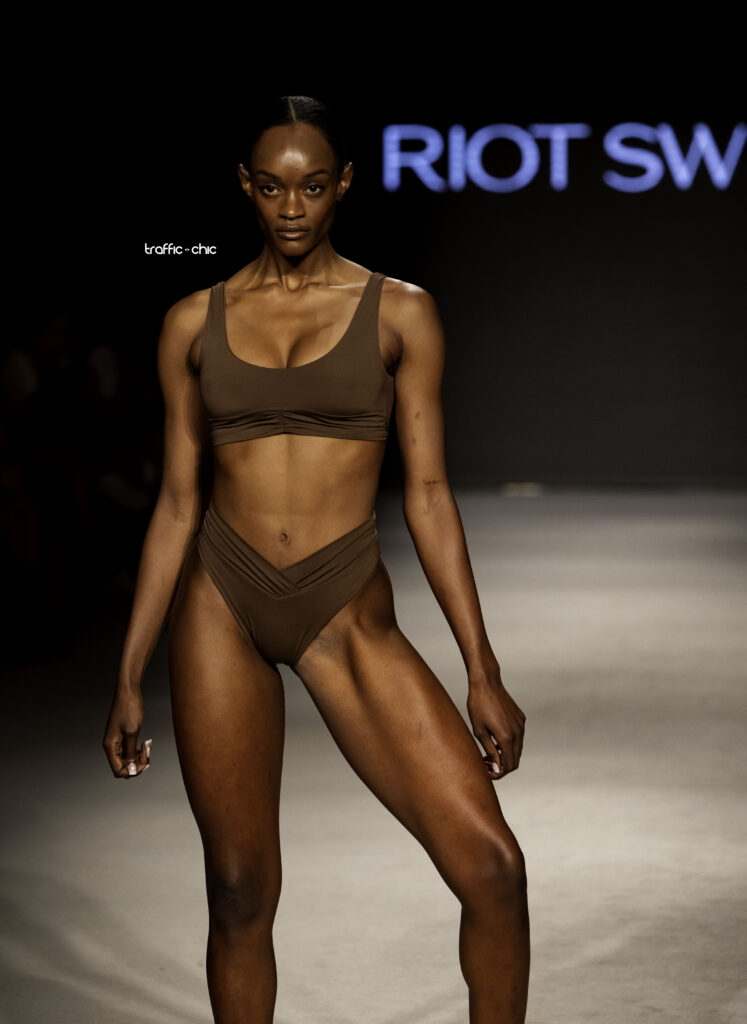 Riot Swim runway show at Paraiso Miami Beach - Photo by Michael Ferrer for TRAFFIC CHIC