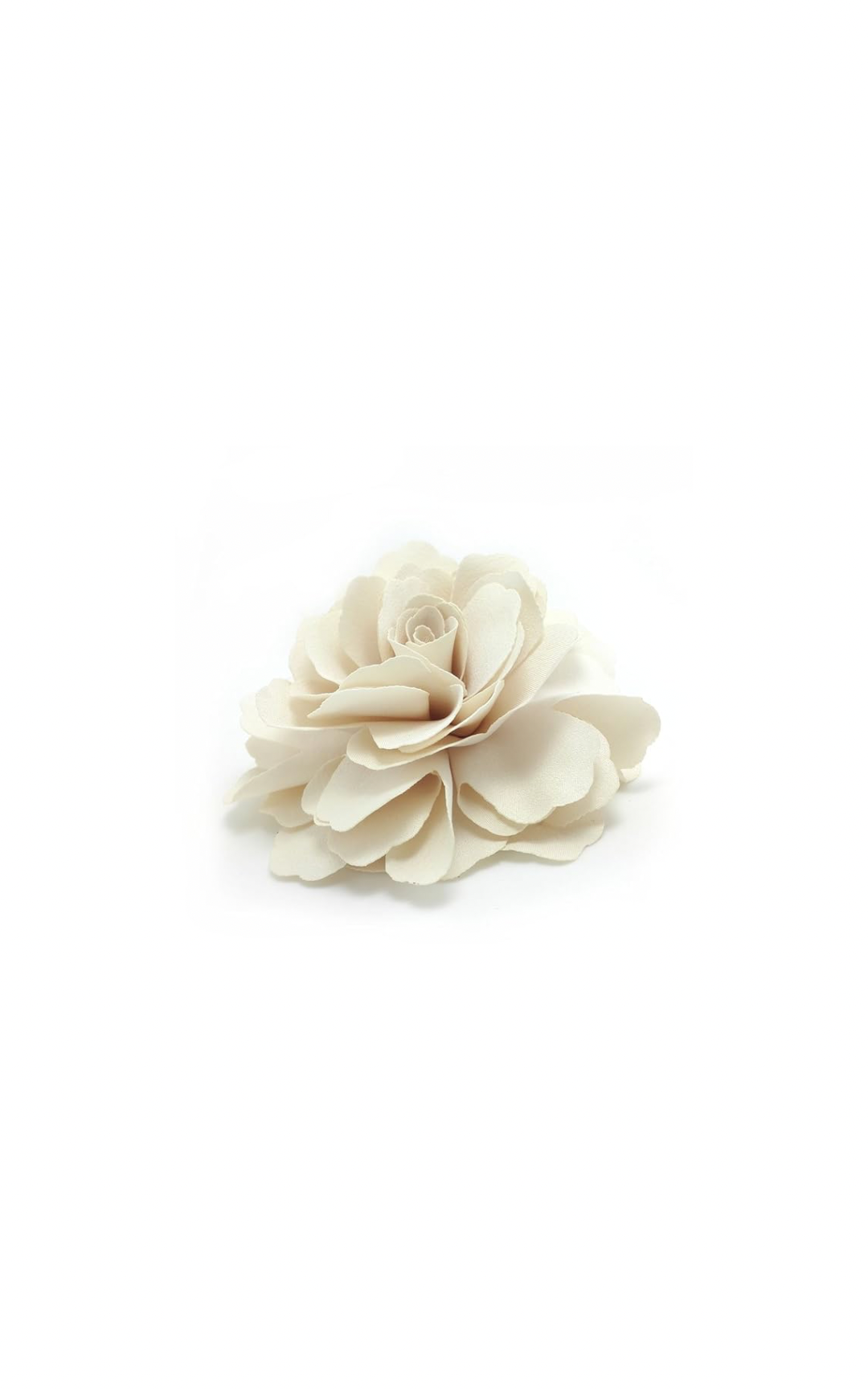Meilliwish Camellias Flower Brooch Pin (Cream)