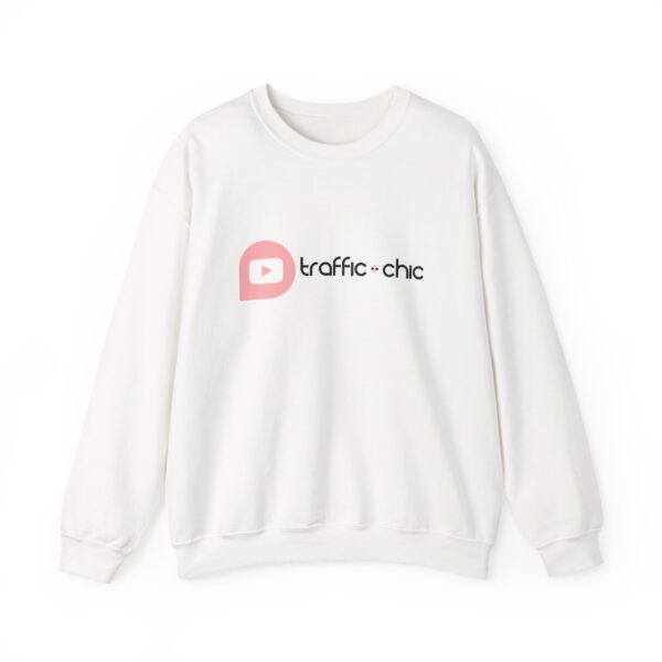 YouTube TRAFFIC CHIC Unisex Heavy Blend™ Crewneck Sweatshirt - white