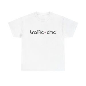 TRAFFIC CHIC Unisex Heavy Cotton Tee - white