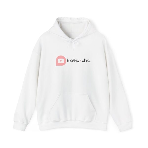YouTube TRAFFIC CHIC Unisex Heavy Blend™ Hooded Sweatshirt - white