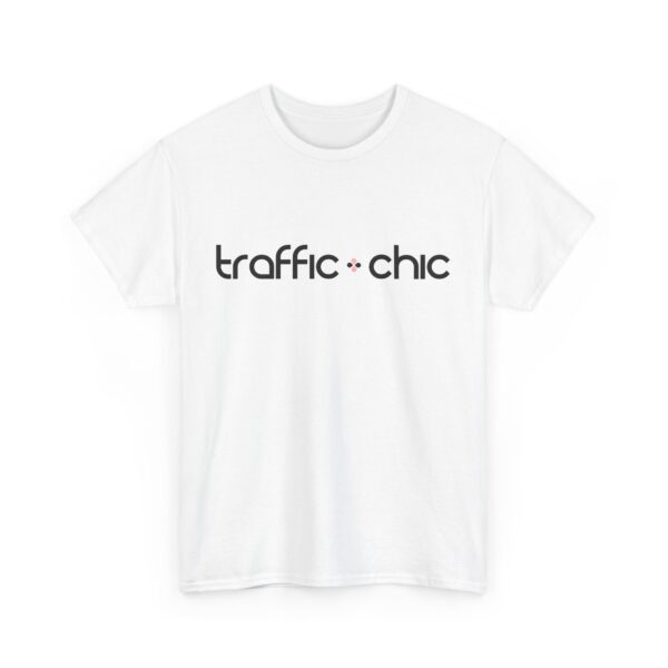 TRAFFIC CHIC Unisex Heavy Cotton Tee - white - Image 3
