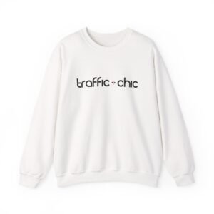 TRAFFIC CHIC Unisex Heavy Blend™ Crewneck Sweatshirt - white