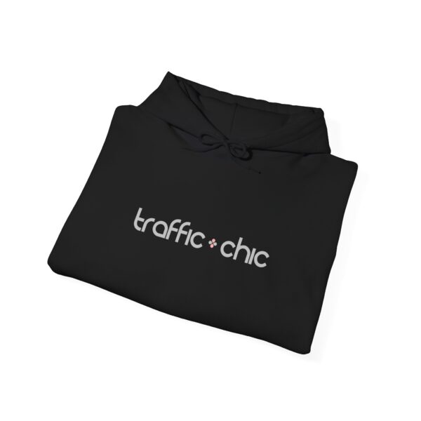 TRAFFIC CHIC Unisex Heavy Blend™ Hooded Sweatshirt - black - Image 4