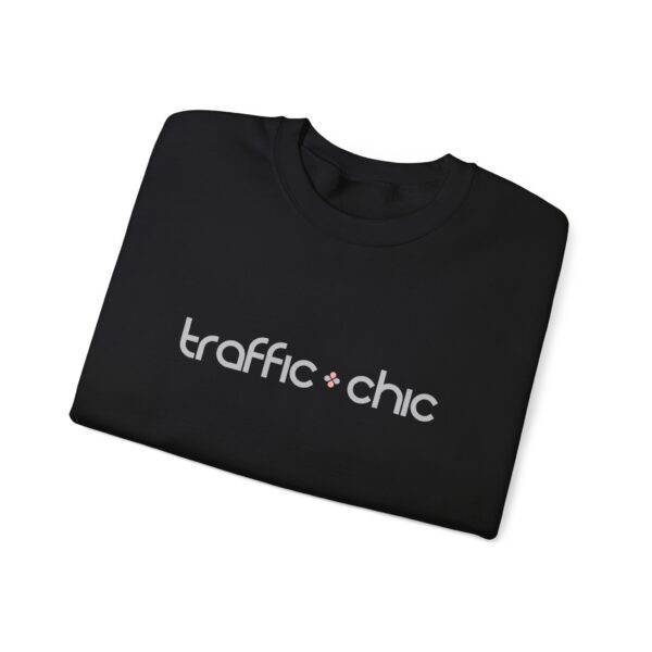 TRAFFIC CHIC Unisex Heavy Blend™ Crewneck Sweatshirt - black - Image 3