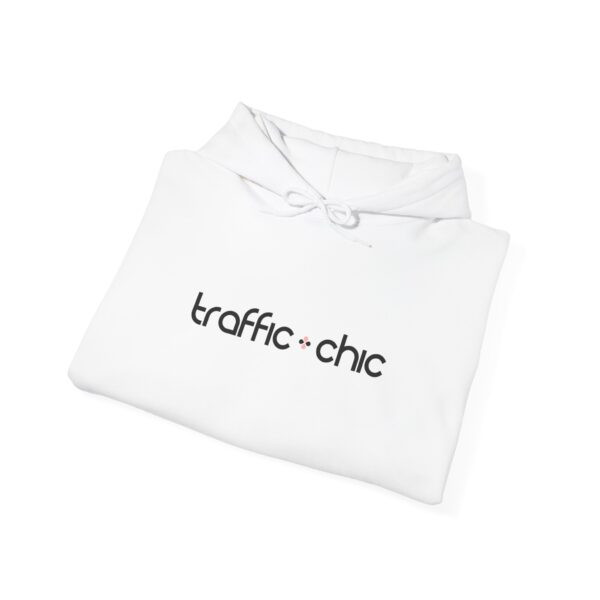 TRAFFIC CHIC Unisex Heavy Blend™ Hooded Sweatshirt - white - Image 4
